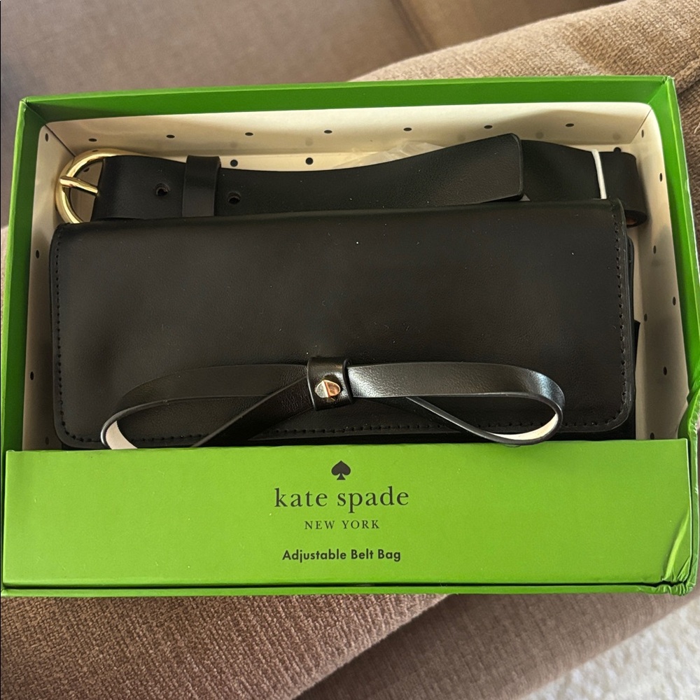 Kate spade belt bag black 
NWT
unopened 
In box